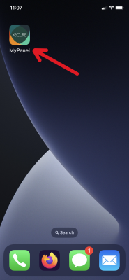 Xecure Icon on Home Screen